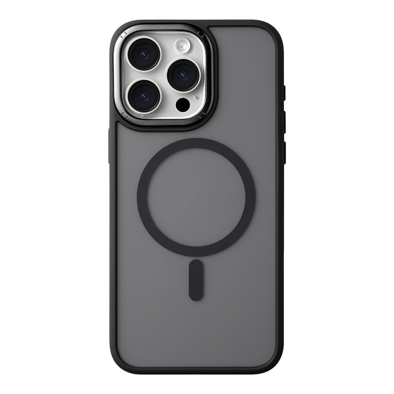 Hudvenligt mat gennemsigtigt iPhone-etui med MagSafe