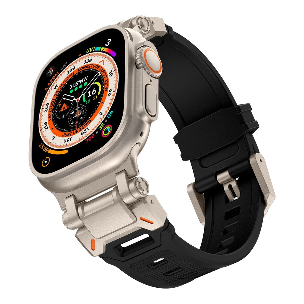 Explorer Tactical Fluoro Rubber Apple Watch Bandje