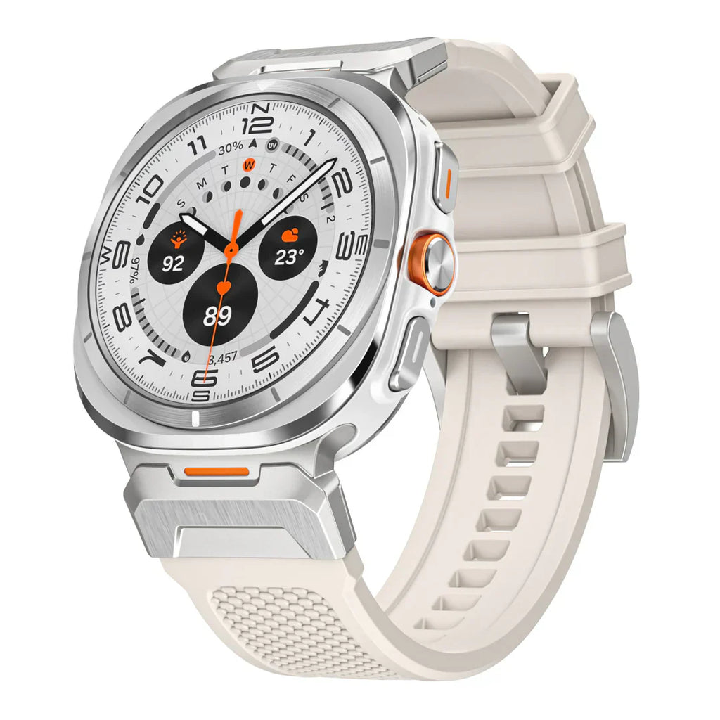 Taktiskt silikonarmband för Samsung Galaxy Watch Ultra