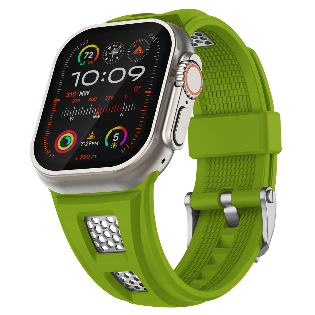 Wytrzymała silikonowa sportowa opaska Grid do Apple Watch
