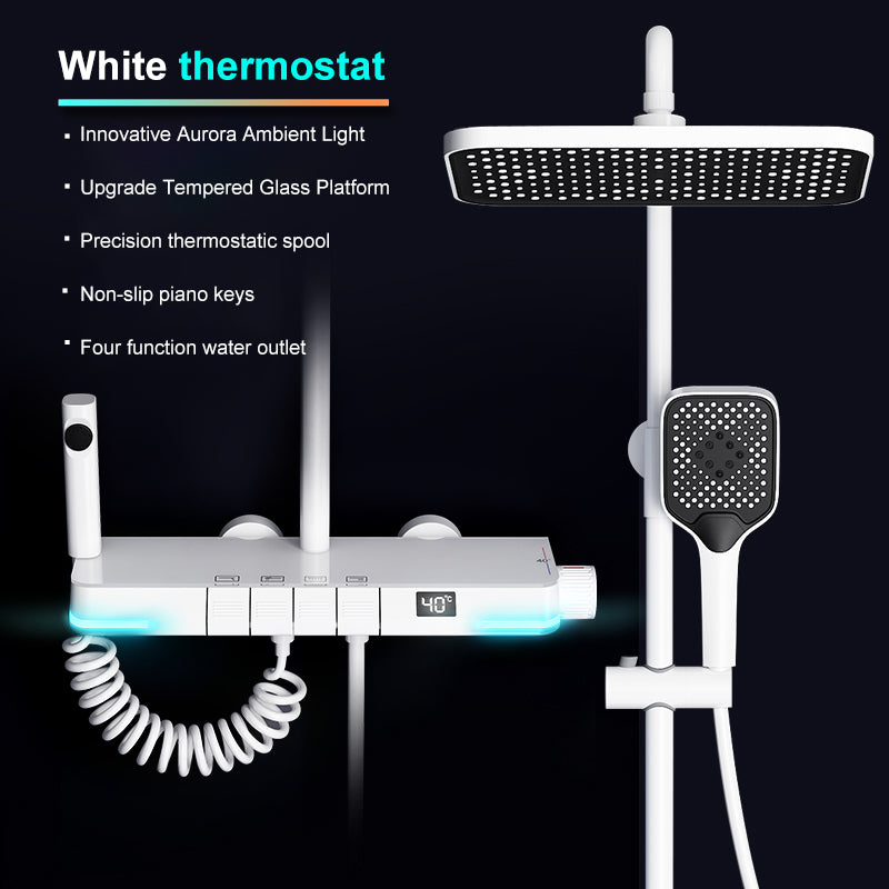 Thermostatisch digitaal display douchesysteem