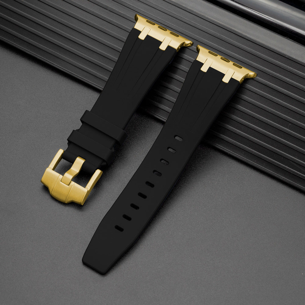 Nova Correia de Silicone XAP Metal Head para Apple Watch