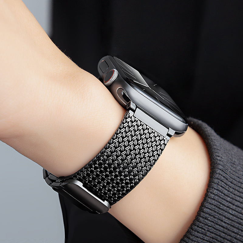 Pletený magnetický pásek pro Apple Watch