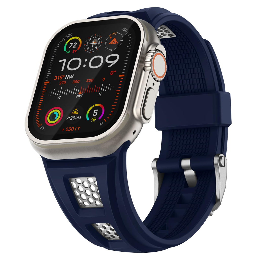 Wytrzymała silikonowa sportowa opaska Grid do Apple Watch