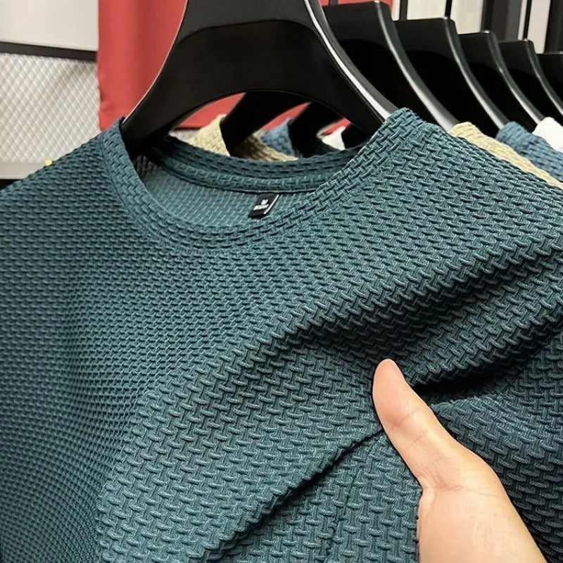 T-shirt in seta AirFlow Mesh di Huffman