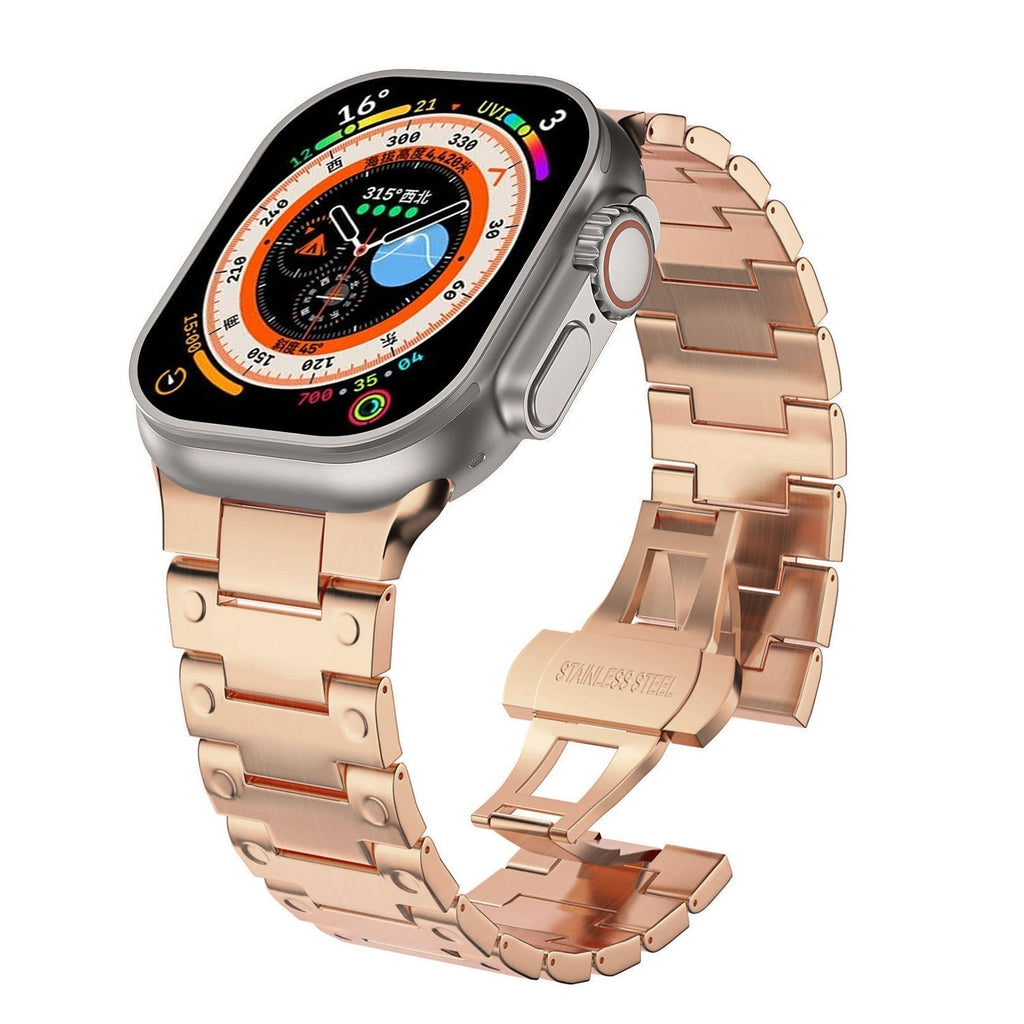 Pulseira Cloud Screw em Aço Inoxidável para Apple Watch