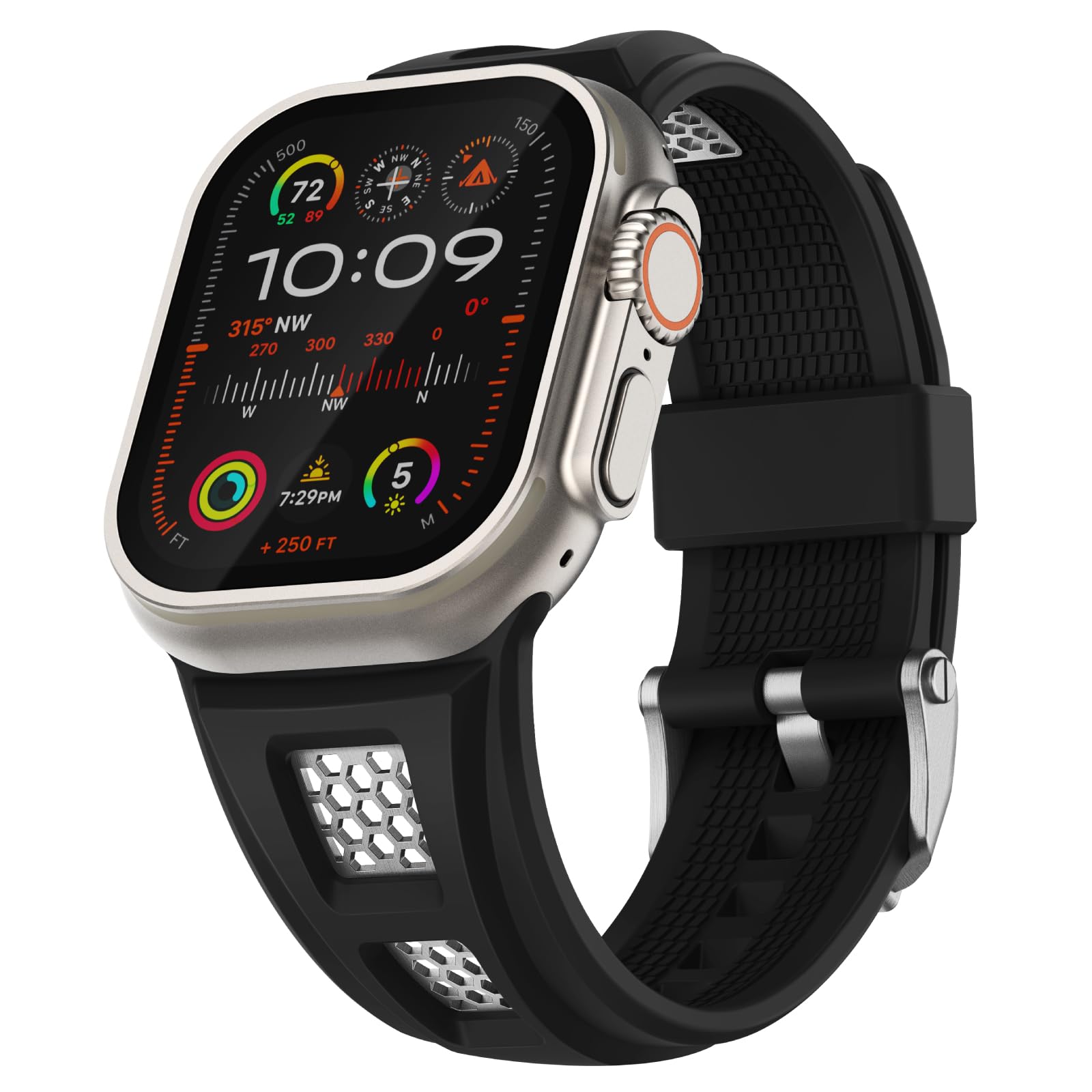 Wytrzymała silikonowa sportowa opaska Grid do Apple Watch