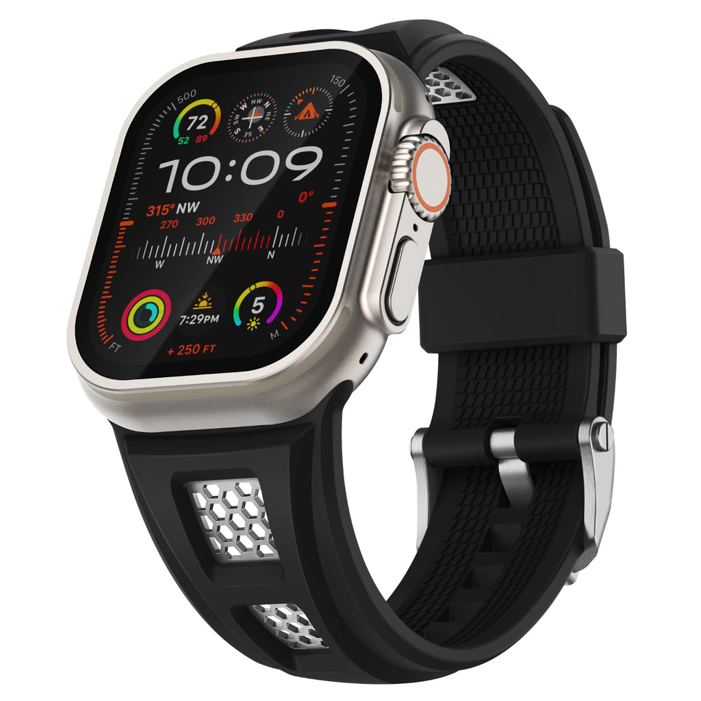 Wytrzymała silikonowa sportowa opaska Grid do Apple Watch