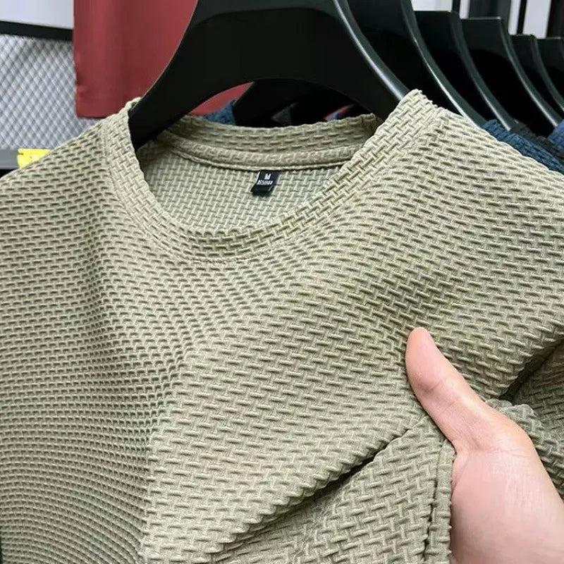T-shirt in seta AirFlow Mesh di Huffman