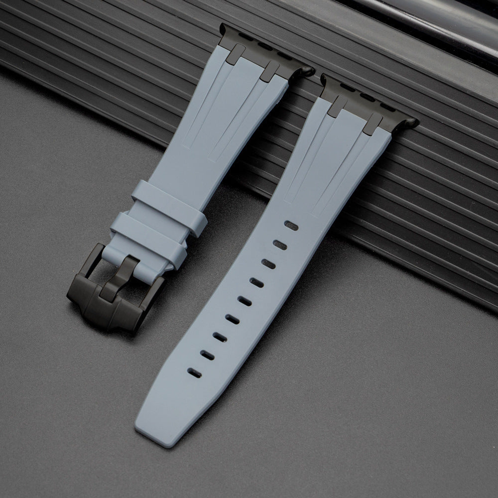 Nova Correia de Silicone XAP Metal Head para Apple Watch
