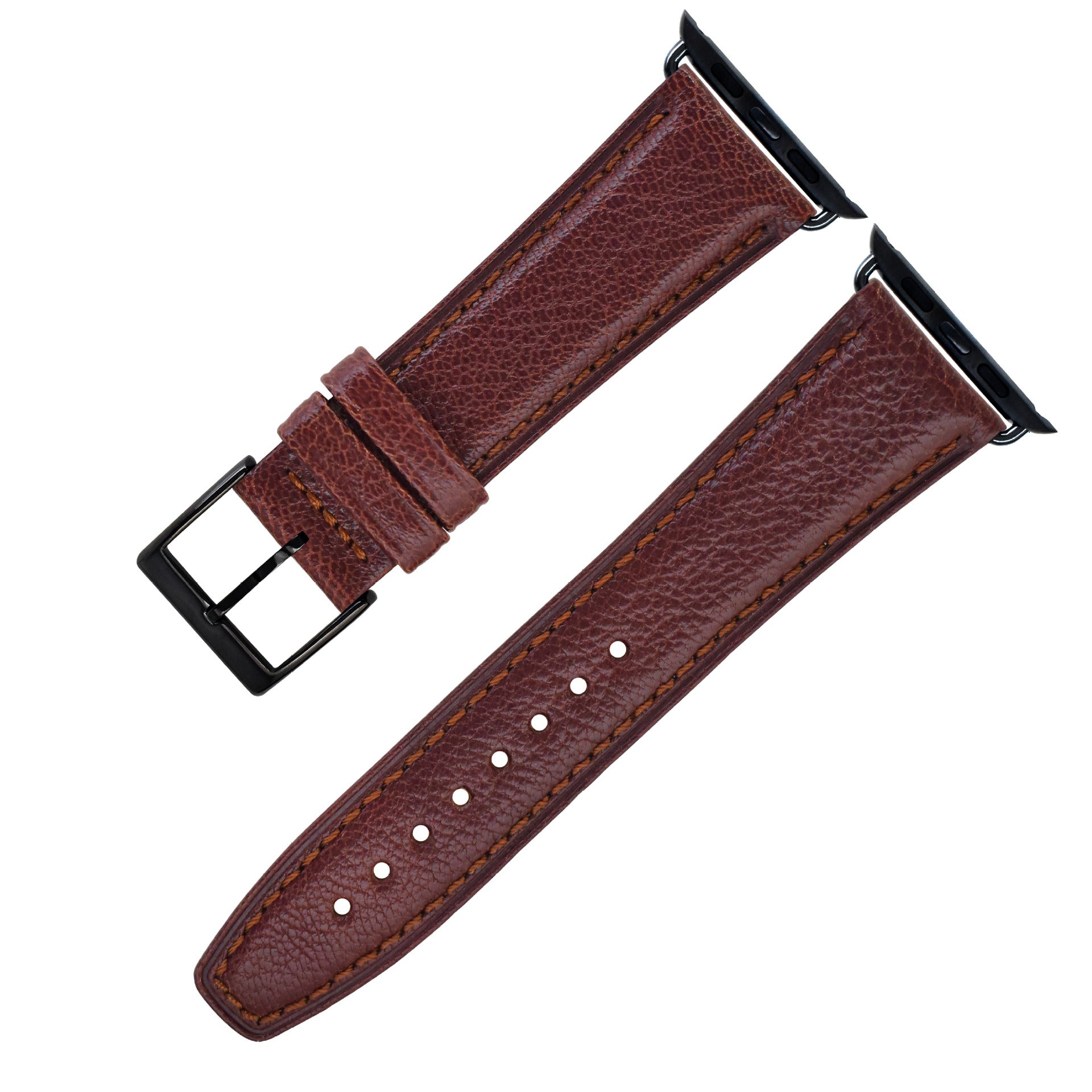 Geitenleren bandje voor Apple Watch