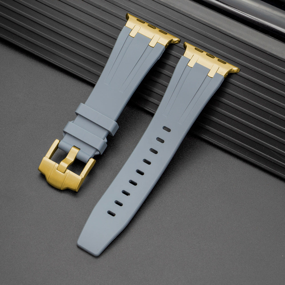 Nova Correia de Silicone XAP Metal Head para Apple Watch