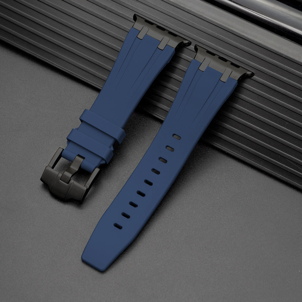 Nova Correia de Silicone XAP Metal Head para Apple Watch