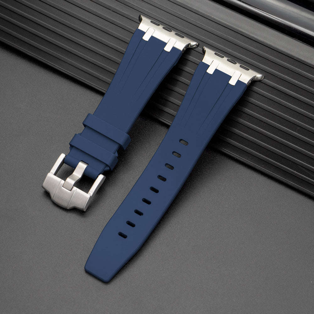 Nova Correia de Silicone XAP Metal Head para Apple Watch