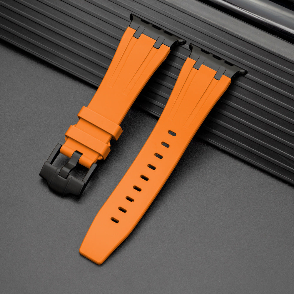 Nova Correia de Silicone XAP Metal Head para Apple Watch