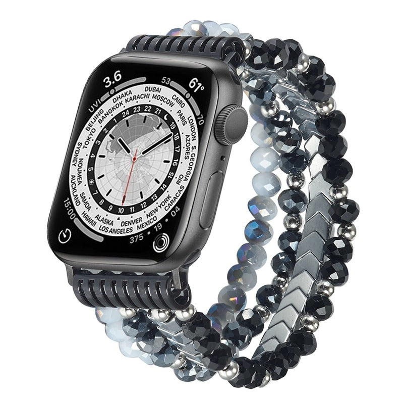 Moda Elastik Esnek Kayış Apple Watch için