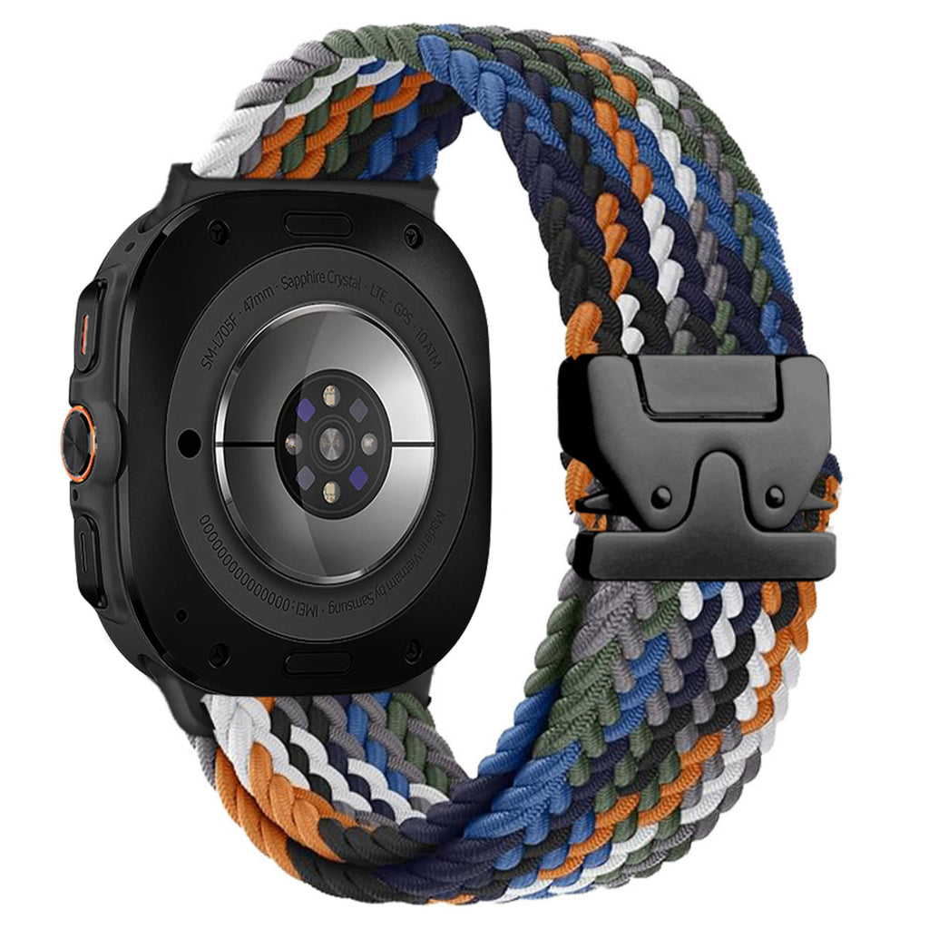 Nylon Geflochtenes Armband für Samsung Ultra Uhr