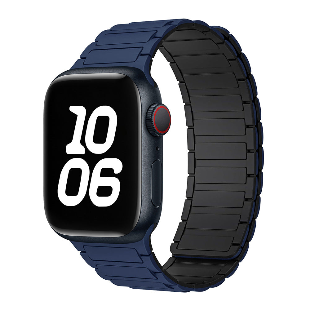 Tali jam gelung magnet silikon untuk Apple Watch
