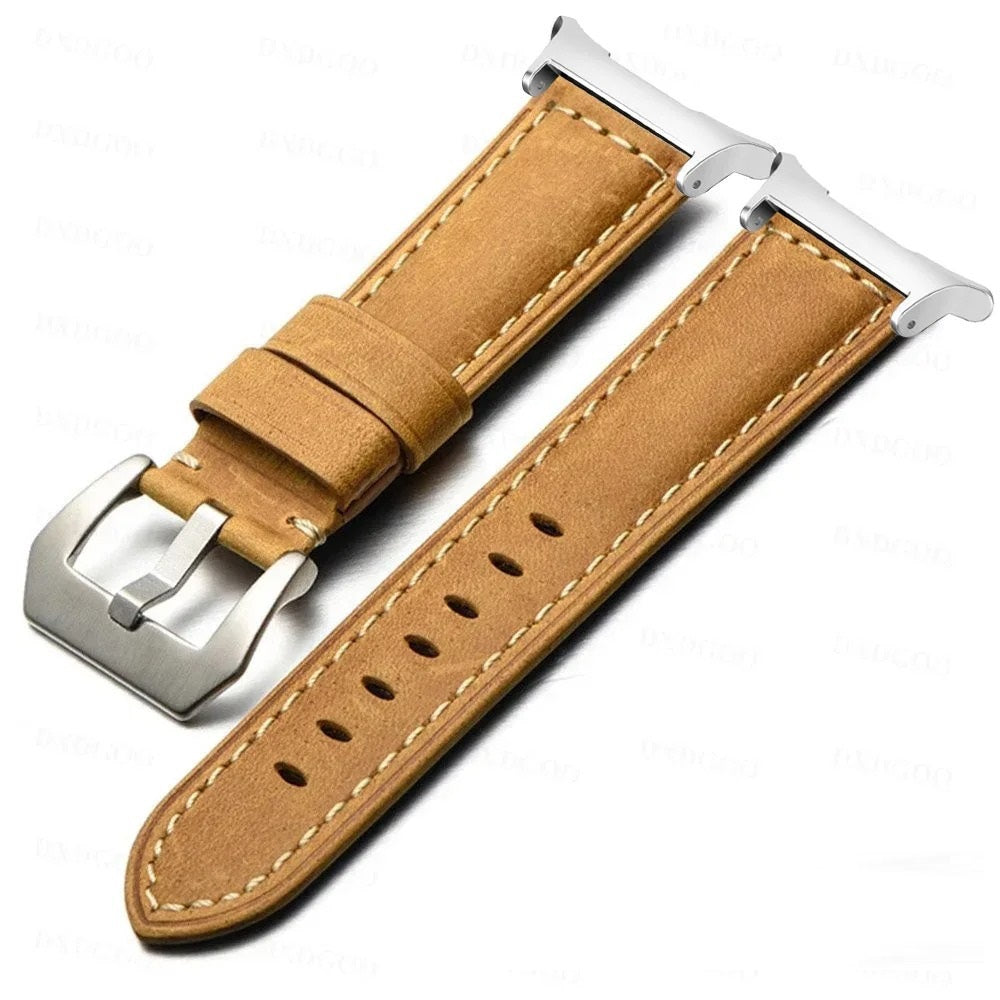 Cuir givré ancien pour montre Samsung Ultra 47 mm