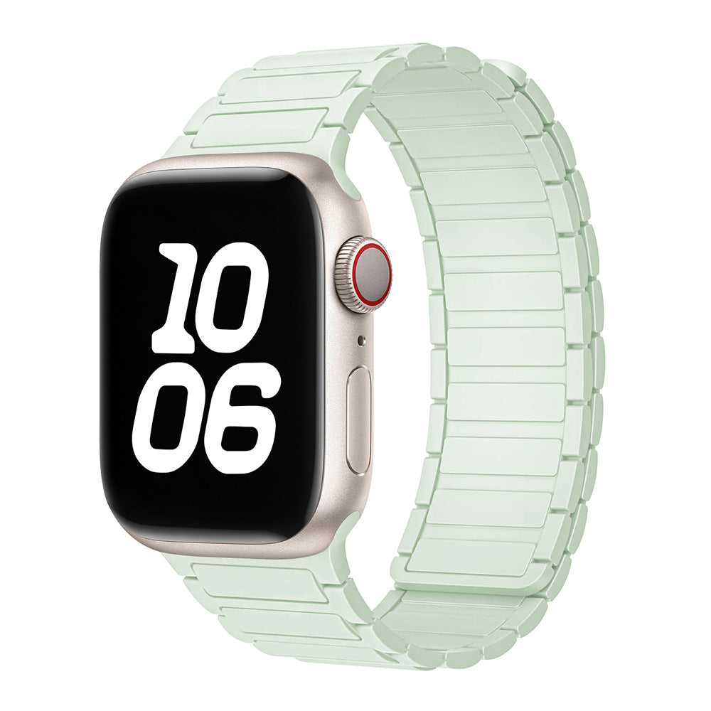 Tali jam gelung magnet silikon untuk Apple Watch
