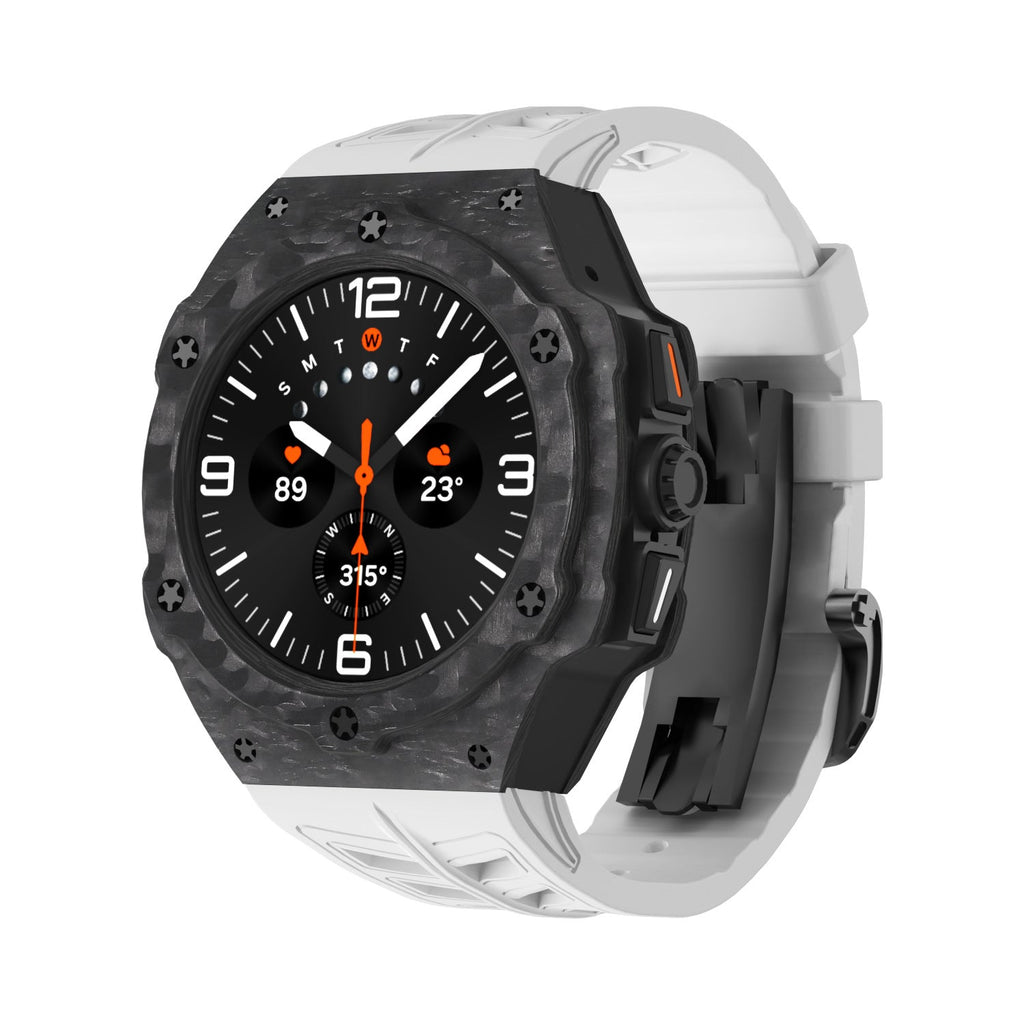 Carbon Fiber Cover Båndsæt Til Samsung Galaxy Watch 7 Ultra 47mm