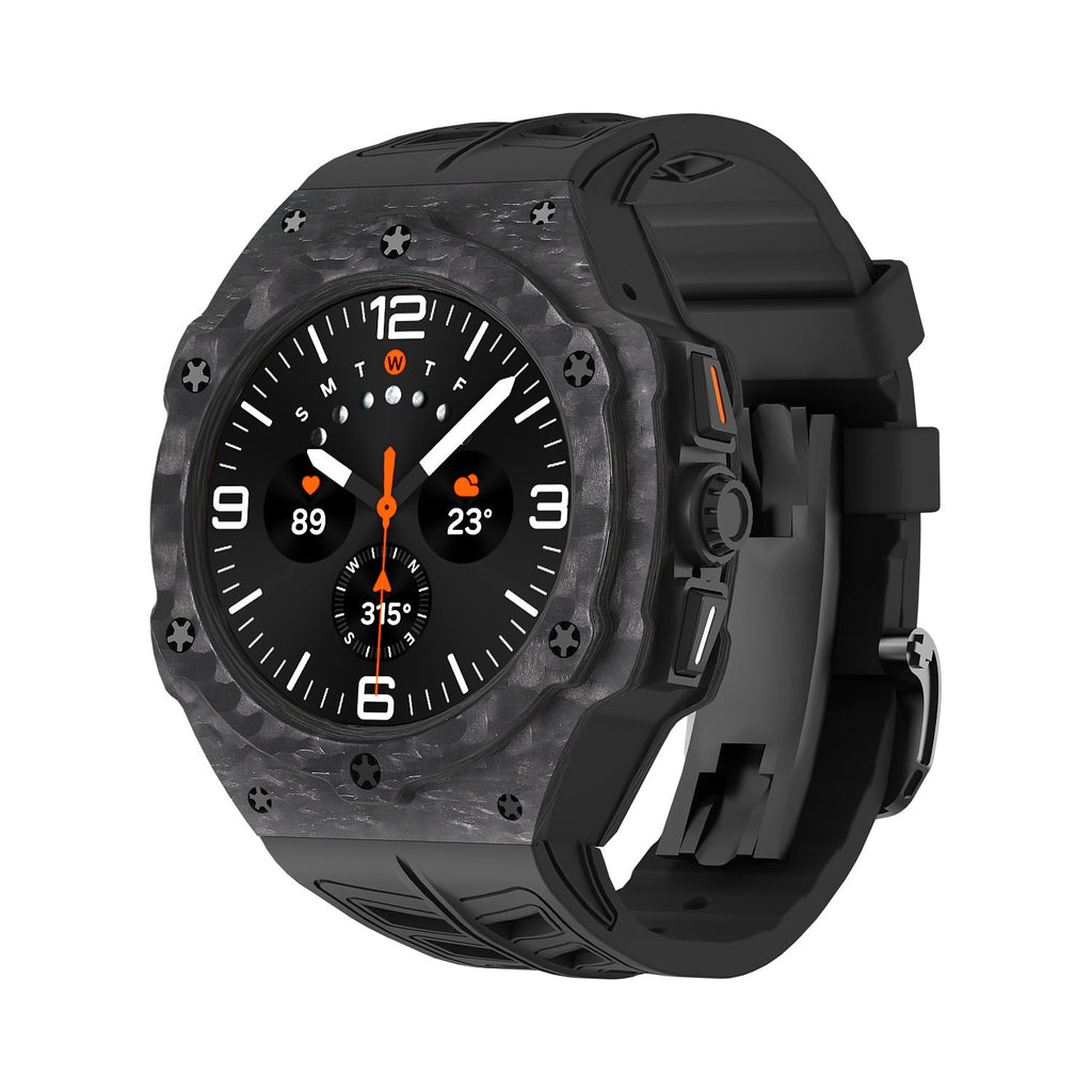 Carbon Fiber Cover Båndsæt Til Samsung Galaxy Watch 7 Ultra 47mm