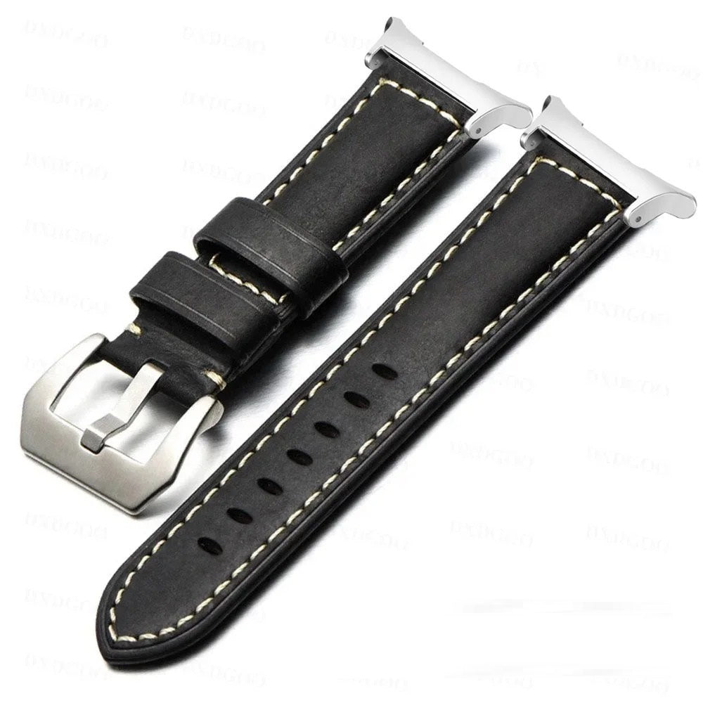Cuir givré ancien pour montre Samsung Ultra 47 mm