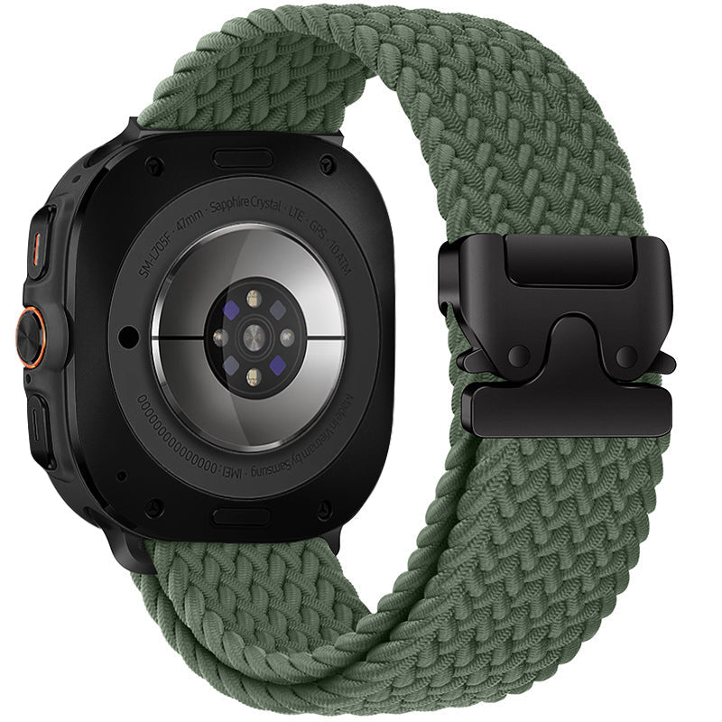 Nylon Geflochtenes Armband für Samsung Ultra Uhr