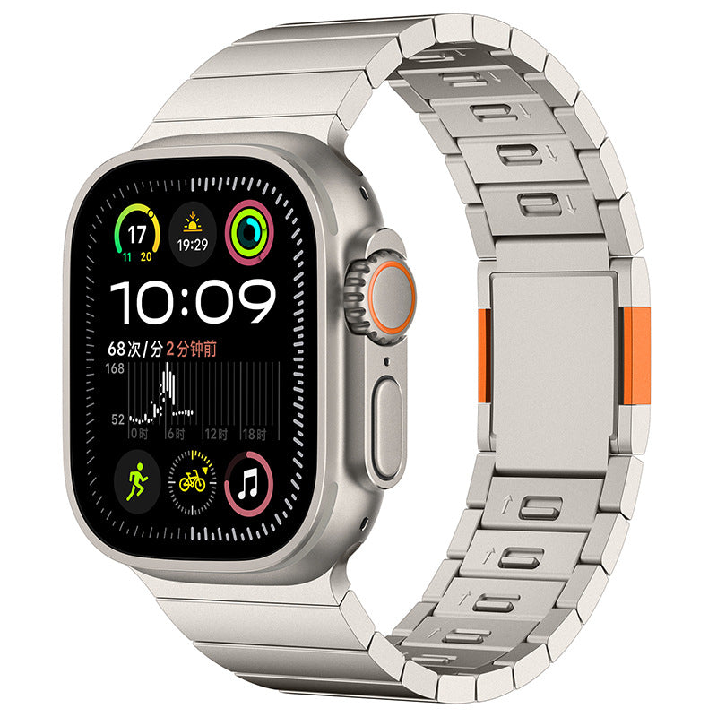 Prémium rozsdamentes acél mágneses csat szíj Apple Watch-hoz