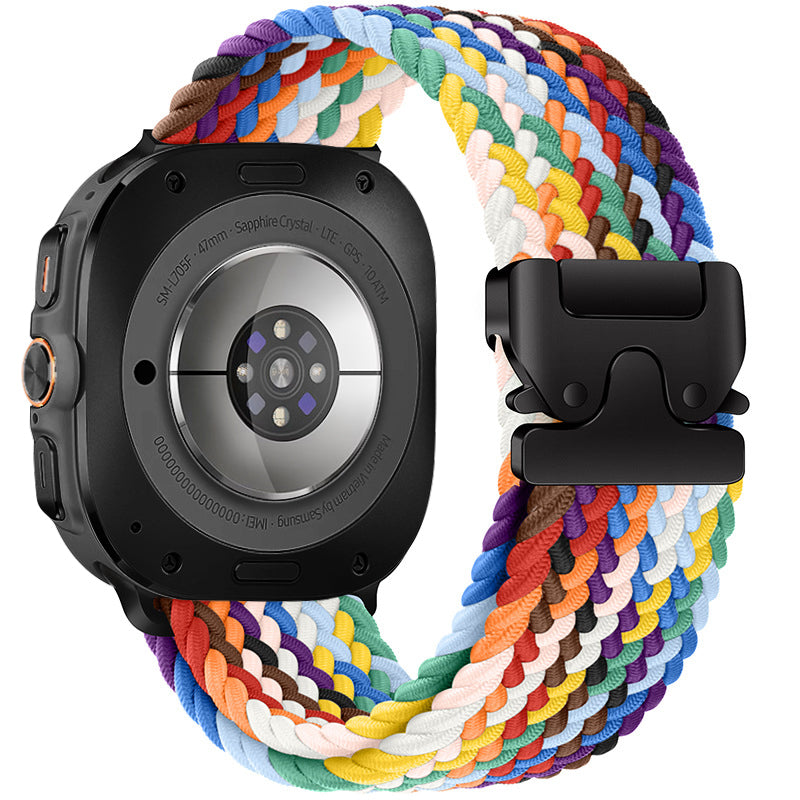 Nylon Geflochtenes Armband für Samsung Ultra Uhr