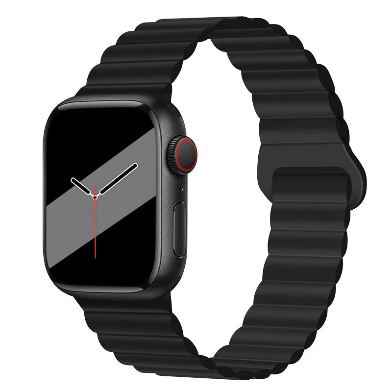 Magnetische siliconen band voor Apple Watch