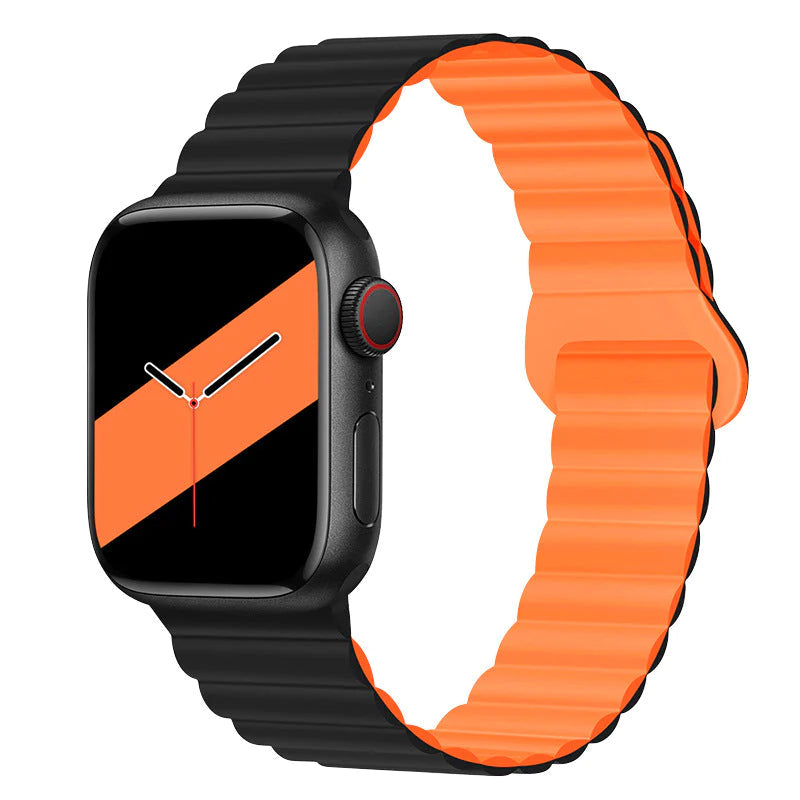 Magnetische siliconen band voor Apple Watch