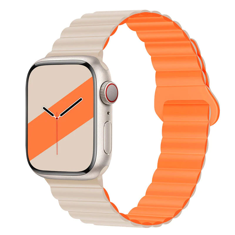 Magnetische siliconen band voor Apple Watch