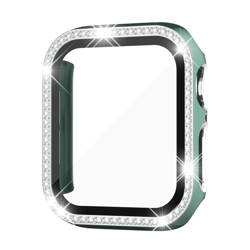 Etui med herdet glass og rhinestones for Apple Watch