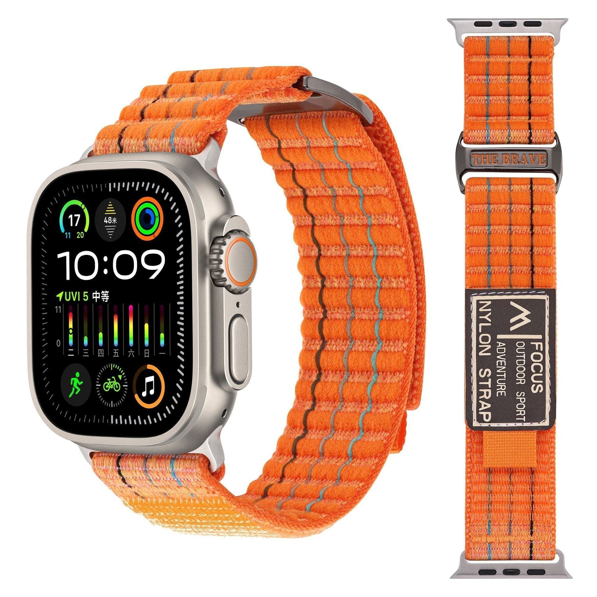 Tali Nilon Gelung Jejak FOCUS Untuk Apple Watch
