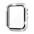 Etui med herdet glass og rhinestones for Apple Watch