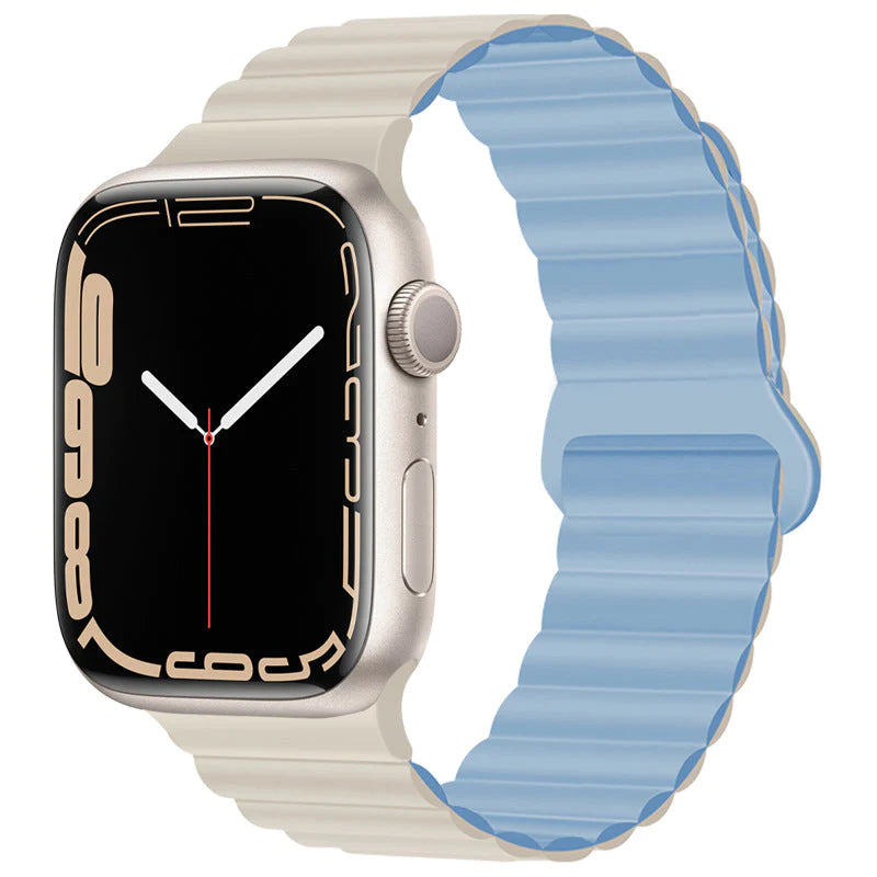 Magnetische siliconen band voor Apple Watch