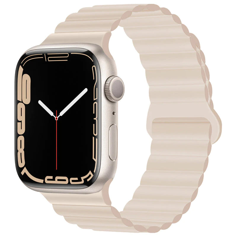 Magnetische siliconen band voor Apple Watch