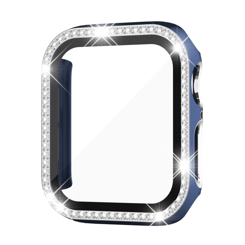 Etui med herdet glass og rhinestones for Apple Watch