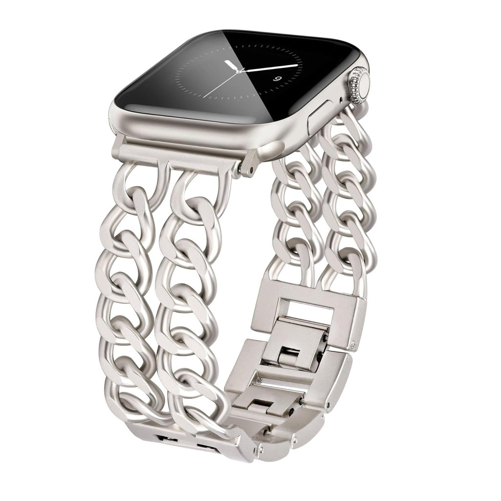 Çift Zincirli Apple Watch Kayışı