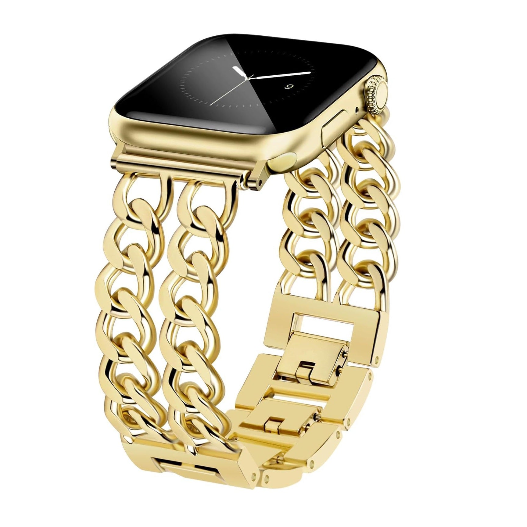 Çift Zincirli Apple Watch Kayışı