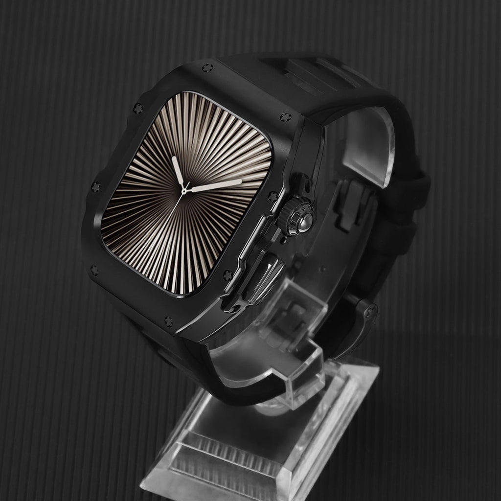 Elektrokémiailag bevont integrált módosítású fluoroelasztomer szíj Apple Watch-hoz