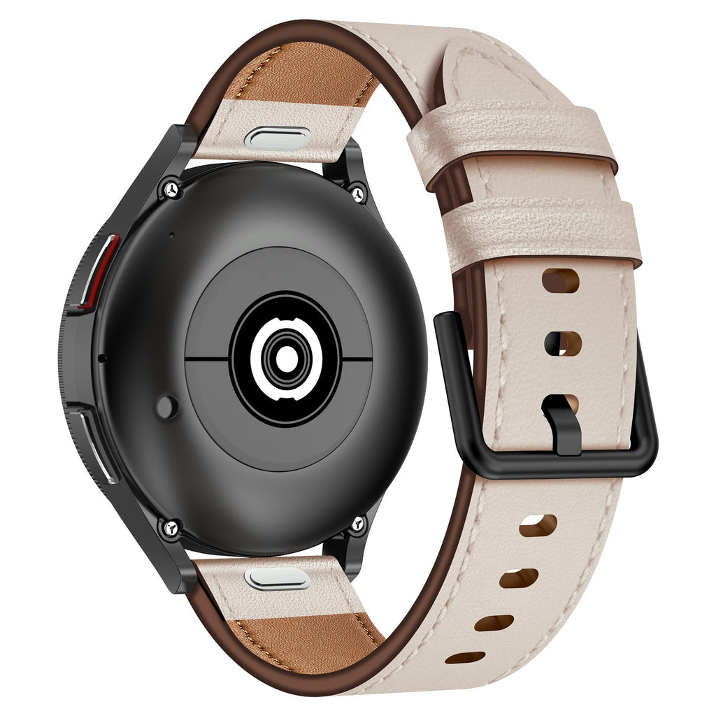 Cinturino in pelle genuina per Samsung Galaxy Watch 4/5/6/7-20mm