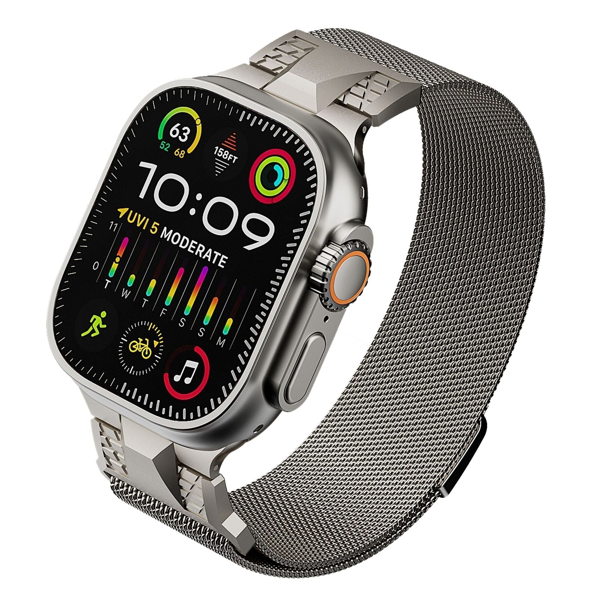 Mecha Milanese Loop Magnetisk Rem til Apple Watch