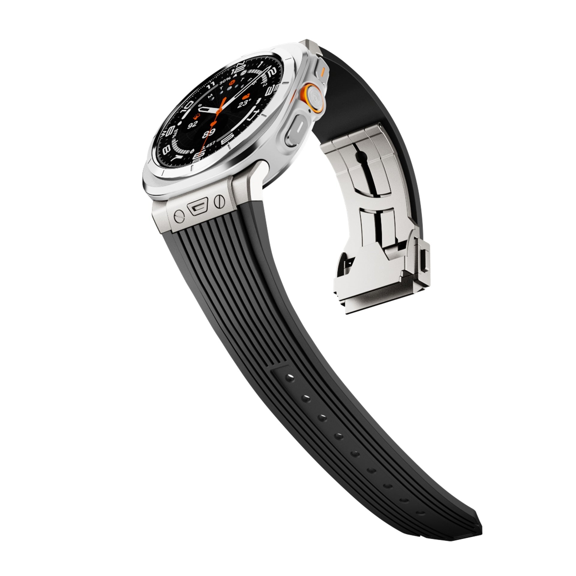 Tali Silikon Reka Bentuk Rapi RM Untuk Jam Tangan Samsung Ultra