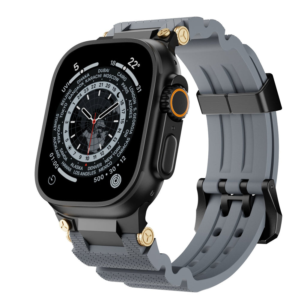 Bracelet en silicone de créateur pour Apple Watch