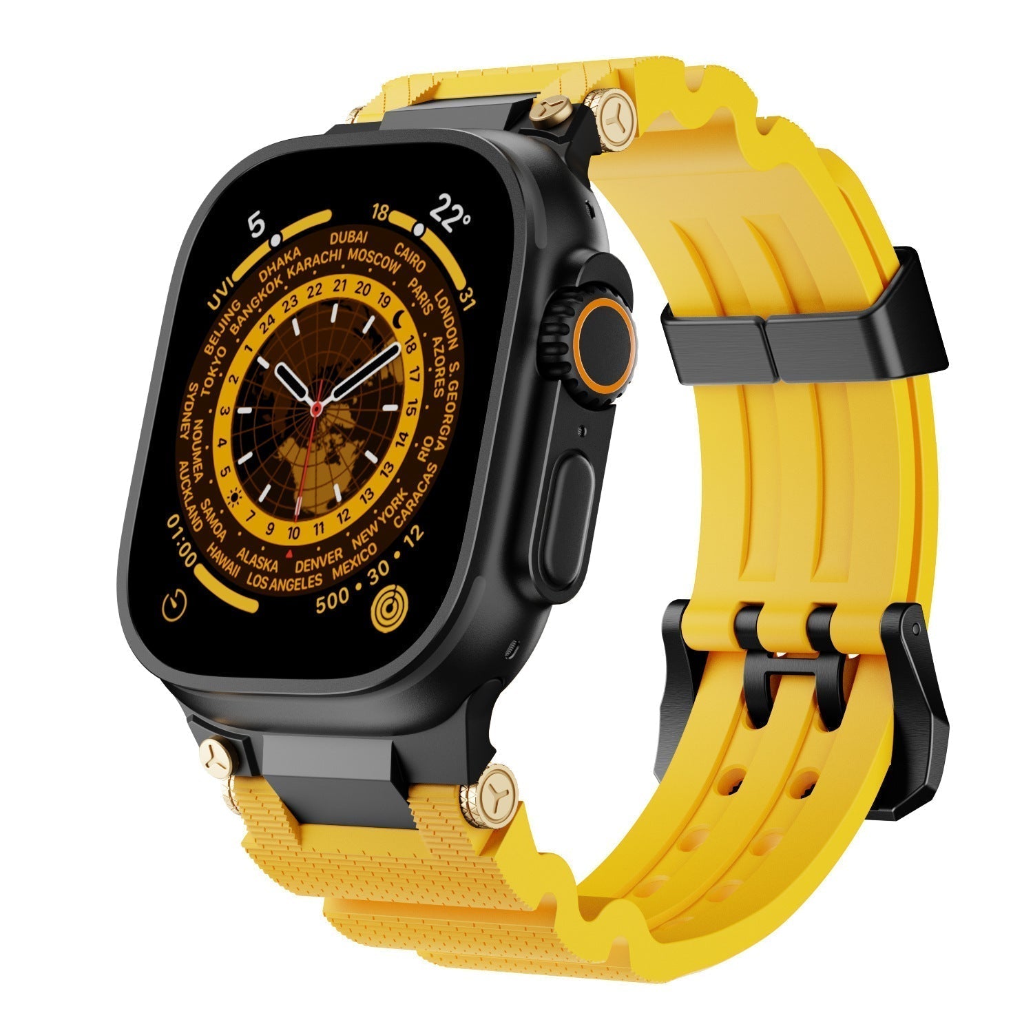 Bracelet en silicone de créateur pour Apple Watch