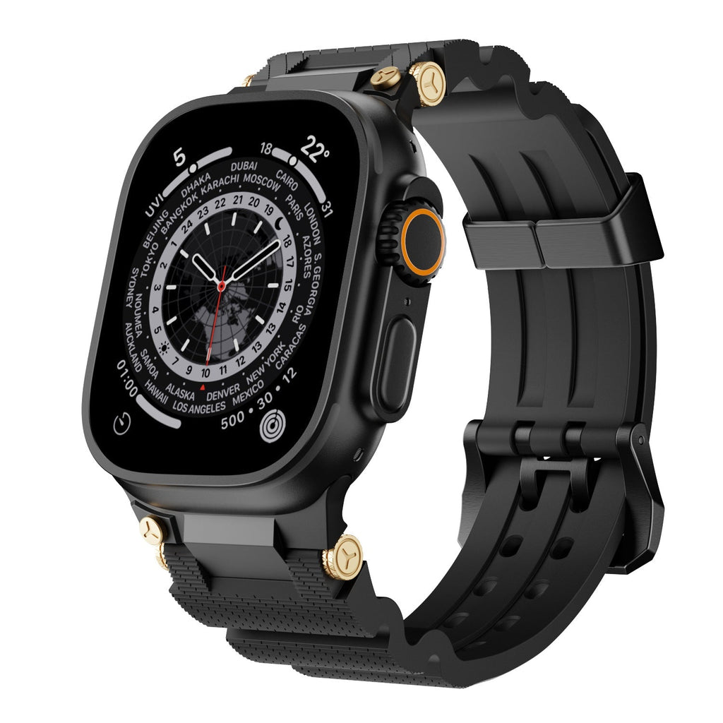 Bracelet en silicone de créateur pour Apple Watch