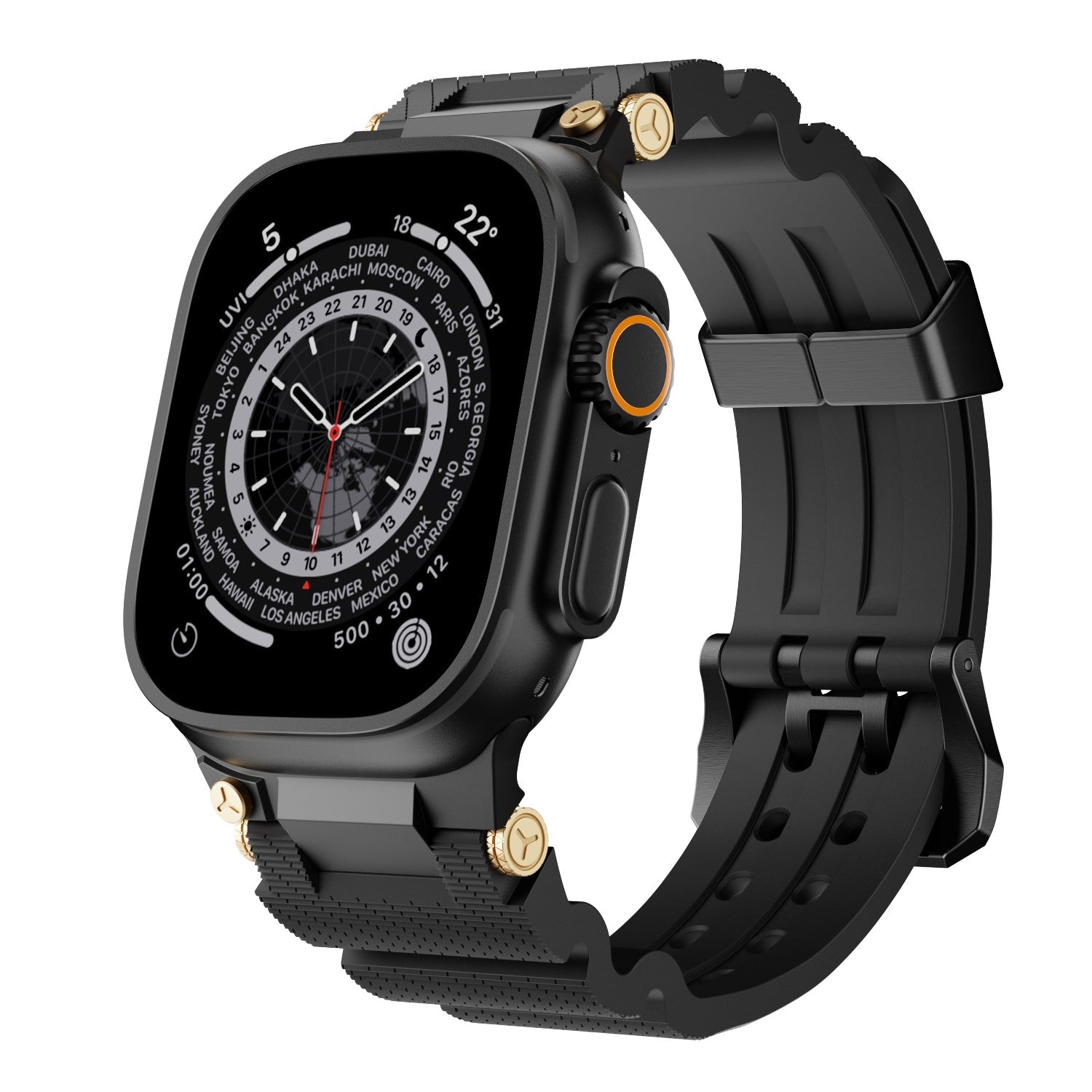 Bracelet en silicone de créateur pour Apple Watch