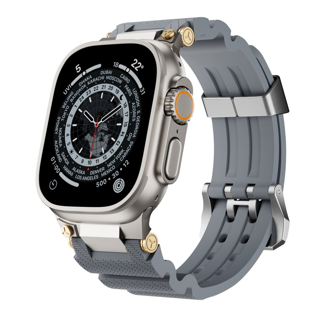 Bracelet en silicone de créateur pour Apple Watch